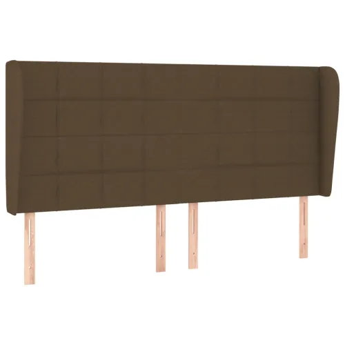 Boxspring - Krevet s oprugama i madracem tamnosmeđi 180x200 cm tkanina - Tamno smeđa 180 x 200 cm Blok s kvadratima Tamno smeđa Cijena