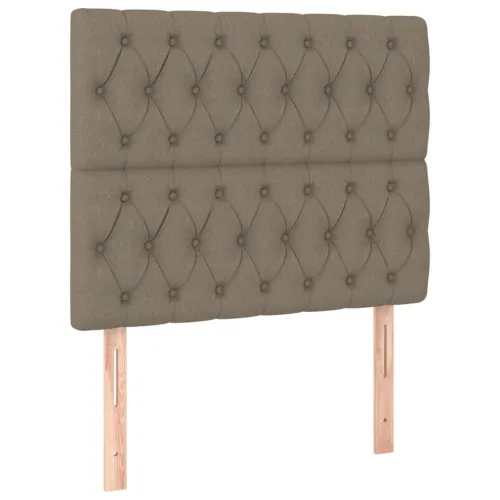 LED uzglavlje smeđesivo 90x7x118/128 cm od tkanine - Sivo-smeđa 90 x 7 x 118/128 cm Cijena