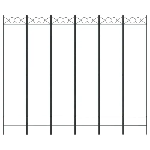 Paravan - Sobna pregrada sa 6 panela bijela 240 x 200 cm od tkanine - Bijela 240 x 200 cm Cijena