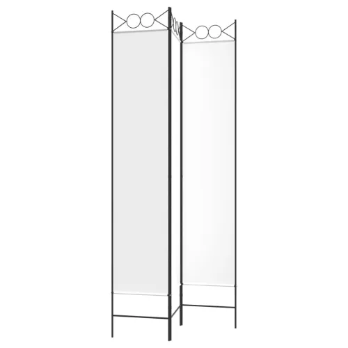 Paravan - Sobna pregrada s 3 panela bijela 120x220 cm od tkanine - Bijela 120 x 220 cm Cijena