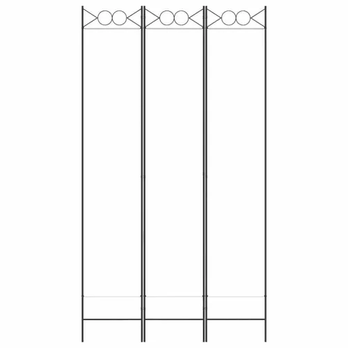 Paravan - Sobna pregrada s 3 panela bijela 120x220 cm od tkanine - Bijela 120 x 220 cm Cijena
