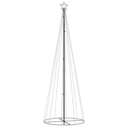 Stožasto božićno drvce toplo bijelo 310 LED žarulja 100x300 cm - Topla bijela 300 x 100 cm Cijena