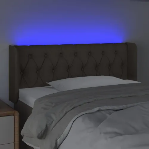 LED uzglavlje smeđesivo 93x16x78/88 cm od tkanine - Sivo-smeđa 93 x 16 x 78/88 cm Cijena