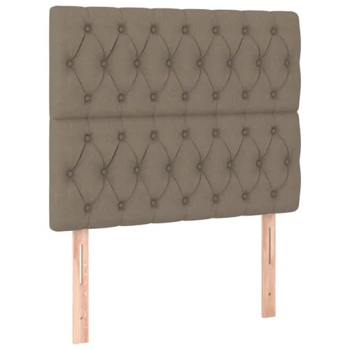 LED uzglavlje smeđesivo 100x7x118/128 cm od tkanine - Sivo-smeđa 100 x 7 x 118/128 cm Cijena