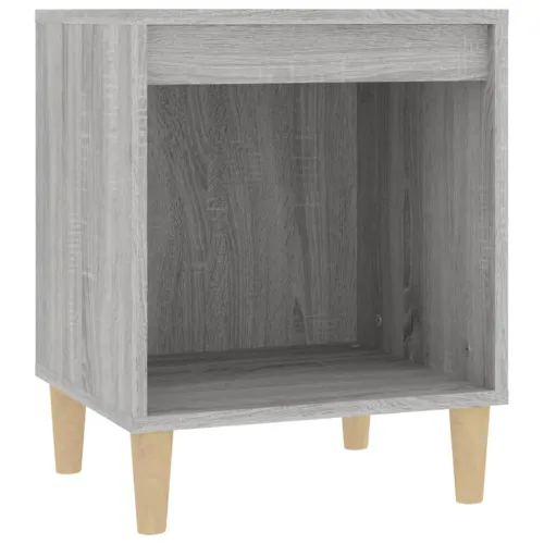 Noćni Ormarić boja dimljenog smeđi 40x35x50 cm - Sivi hrast sonoma 1 Cijena