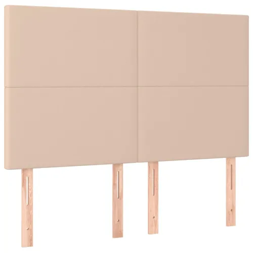 Boxspring - Krevet s oprugama i madrac cappuccino 140x200cm od umjetne kože - Boja cappuccina 140 x 200 cm Gladak dizajn Cijena