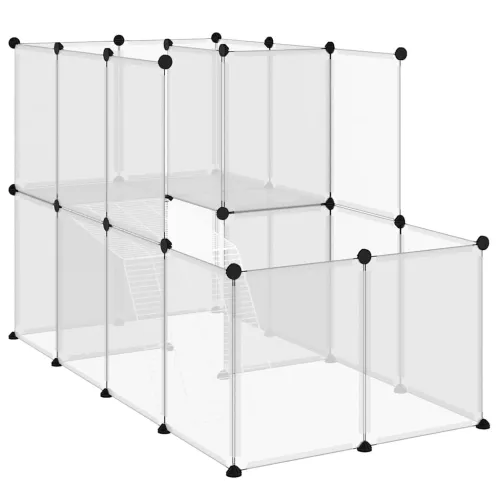 Kavez za male životinje prozirni 142 x 74 x 93 cm PP i čelik - Transparentan Transparentan Cijena