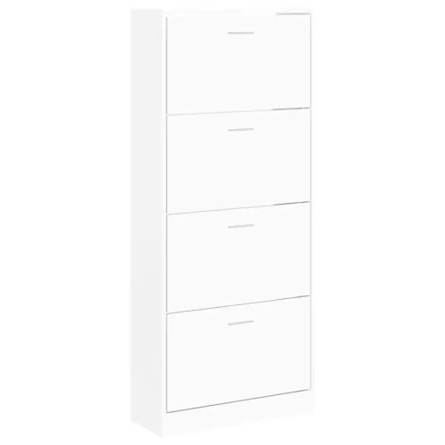 Ormarić za cipele bijeli 63 x 24 x 147 cm od konstruiranog drva - Bijela 63 x 24 x 147 cm 1 1 Cijena