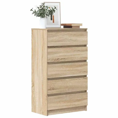 Ladičar boja hrasta sonome 60 x 36 x 103 cm konstruirano drvo - sonoma hrast 1 Sonoma hrast Cijena