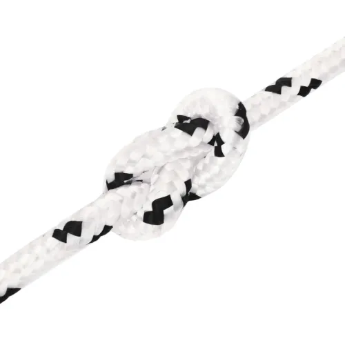 Pleteni brodski konop bijeli 8 mm x 100 m poliesterski - Bijela 8 mm 100 m Cijena