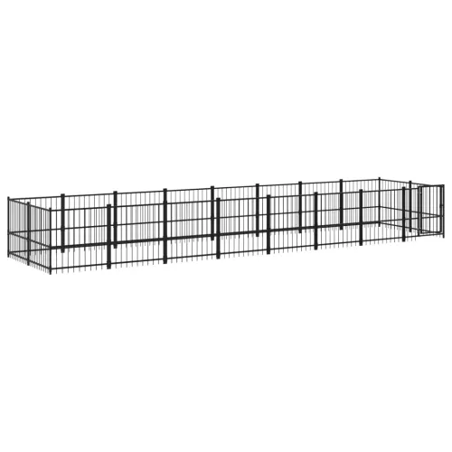 Vanjski kavez za pse čelični 15,02 m² - 776 x 193.5 x 100 cm 1 Cijena