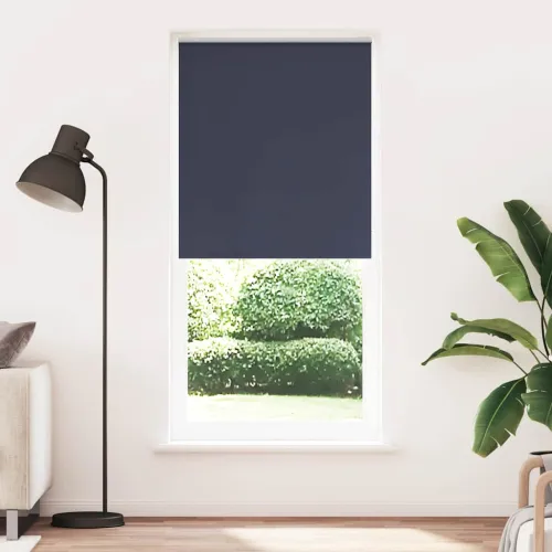 Rolo zavjesa za zamračivanje 124,4 x 230 cm Širina tkanine 120 cm mornarsko plava - Plava 120 x 230 cm Cijena