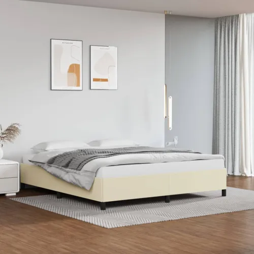 Okvir za krevet krem 180x200 cm od umjetne kože - Krema 180 x 200 cm 35 cm Cijena