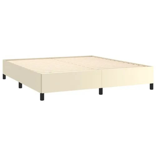 Okvir za krevet krem 180x200 cm od umjetne kože - Krema 180 x 200 cm 35 cm Cijena
