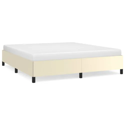 Okvir za krevet krem 180x200 cm od umjetne kože - Krema 180 x 200 cm 35 cm Cijena