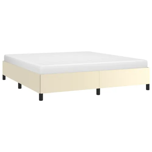 Okvir za krevet krem 180x200 cm od umjetne kože - Krema 180 x 200 cm 35 cm Cijena