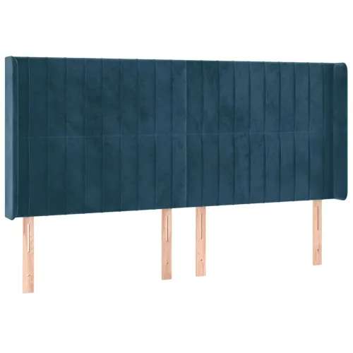 LED uzglavlje tamnoplavo 203 x 16 x 118/128 cm od tkanine - Tamno plava 203 x 16 x 118/128 cm 1 Tamno plava Cijena