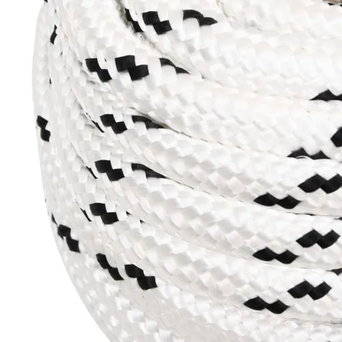 Pleteni brodski konop bijeli 16 mm x 50 m poliesterski - Bijela 16 mm 50 m Cijena