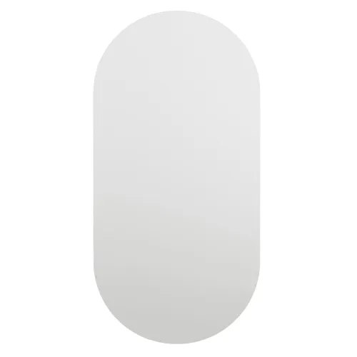 Ogledalo 80 x 40 cm stakleno - 80 x 40 cm bez LED svjetala Ovalno Cijena