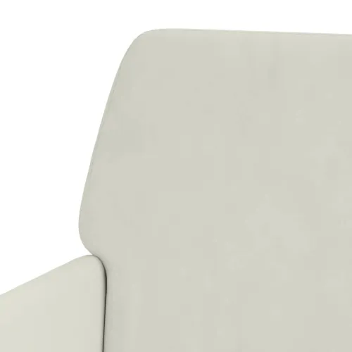 Fotelja krem 62 x 79 x 79 cm baršunasta - Krema 1 Cijena
