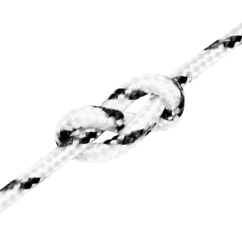 Pleteni brodski konop bijeli 5 mm x 100 m poliesterski - Bijela 5 mm 100 m Cijena