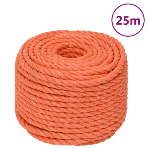 Radno uže narančasti 10 mm 25 m od polipropilena - Narančasta 1 25 m 10 mm Cijena