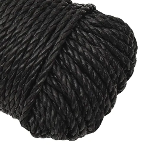 Radno uže crno 6 mm 100 m od polipropilena - Crna 6 mm 100 m Cijena