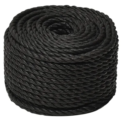 Radno uže crni 12 mm 50 m od polipropilena - Crna 1 50 m 12 mm Cijena
