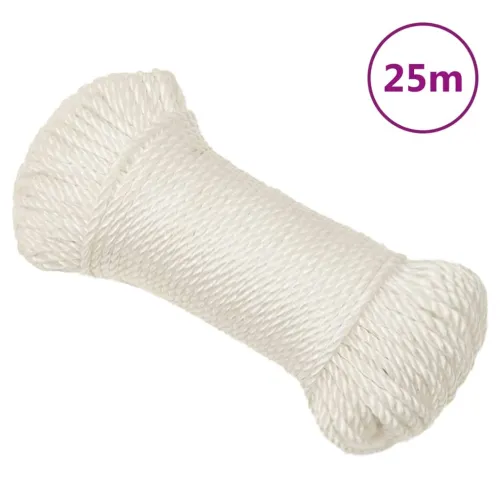 Radno uže bijeli 8 mm 25 m od polipropilena - Bijela 1 25 m 8 mm Cijena
