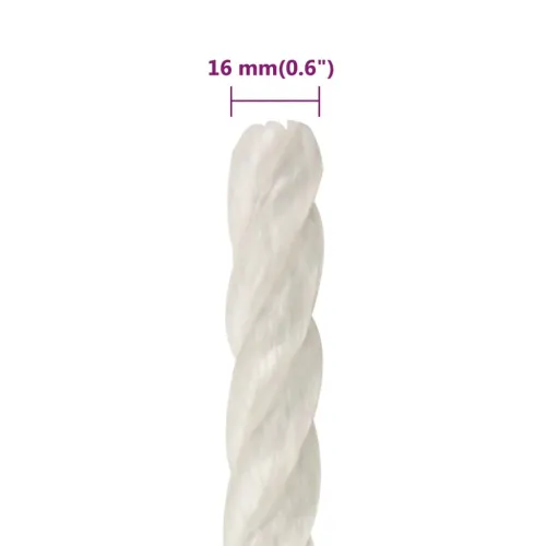 Radno uže bijeli 16 mm 25 m od polipropilena - Bijela 1 25 m 16 mm Cijena