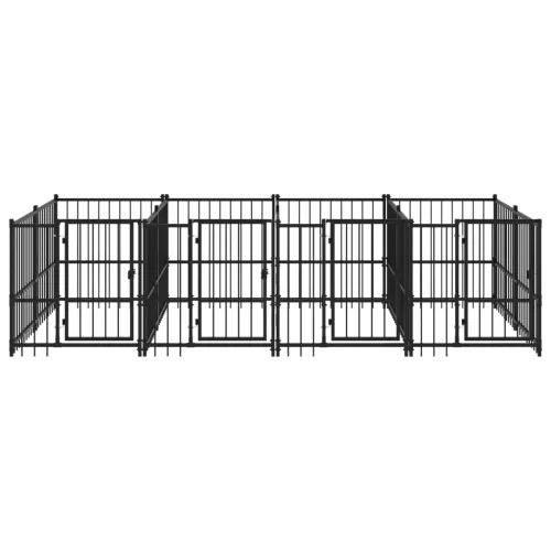 Vanjski kavez za pse čelični 7,51 m² - 388 x 193.5 x 100 cm 1 Cijena