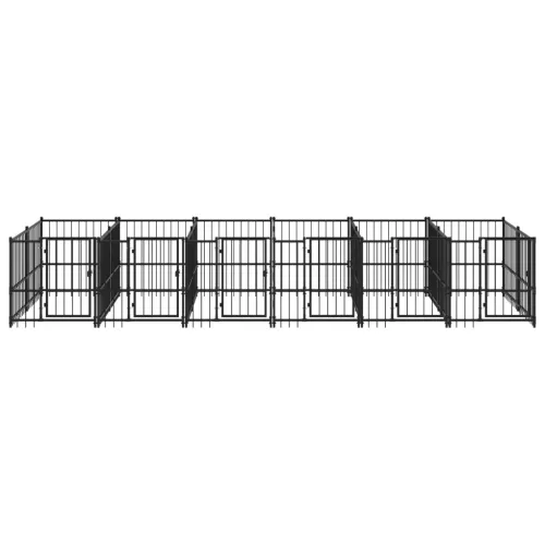 Vanjski kavez za pse čelični 11,26 m² - 582 x 193.5 x 100 cm 1 Cijena