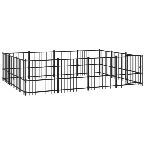 Vanjski kavez za pse čelični 11,58 m² - 388 x 291 x 100 cm 1 Cijena