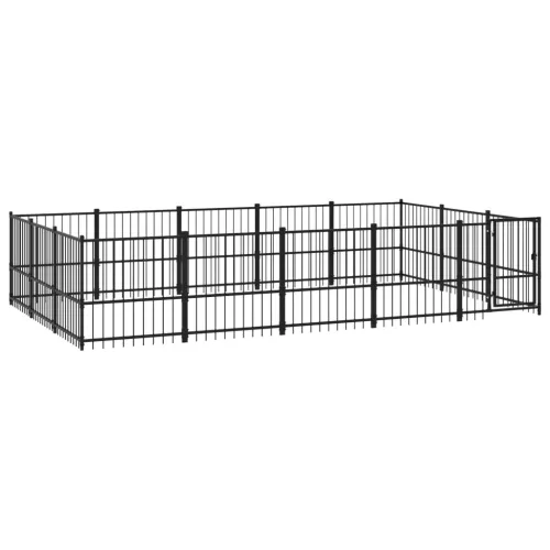 Vanjski kavez za pse čelični 14,11 m² - 485 x 291 x 100 cm 1 Cijena