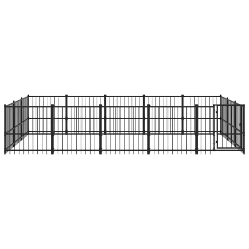 Vanjski kavez za pse čelični 14,11 m² - 485 x 291 x 100 cm 1 Cijena