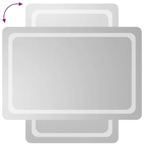 LED kupaonsko ogledalo 60x90 cm - 60 x 90 cm Cijena