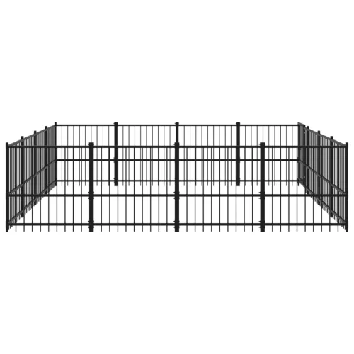 Vanjski kavez za pse čelični 15,05 m² - 388 x 388 x 100 cm 1 Cijena