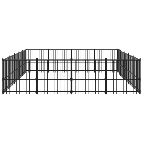 Vanjski kavez za pse čelični 18,82 m² - 485 x 388 x 100 cm 1 Cijena