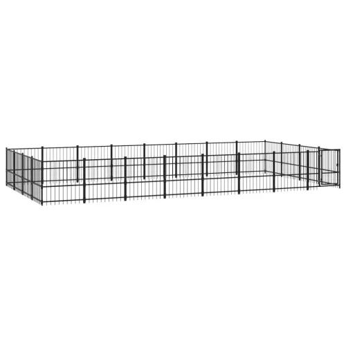 Vanjski kavez za pse čelični 30,11 m² - 776 x 388 x 100 cm 1 Cijena