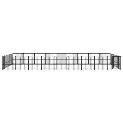Vanjski kavez za pse čelični 42,34 m² - 873 x 485 x 100 cm 1 Cijena