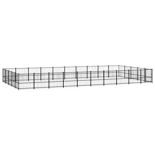 Vanjski kavez za pse čelični 47,05 m² - 970 x 485 x 100 cm 1 Cijena