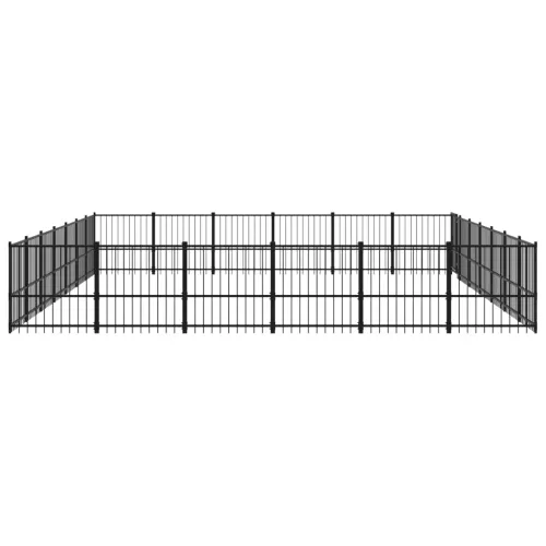 Vanjski kavez za pse čelični 39,52 m² - 679 x 582 x 100 cm 1 Cijena