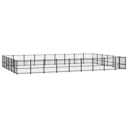 Vanjski kavez za pse čelični 50,81 m² - 873 x 582 x 100 cm 1 Cijena
