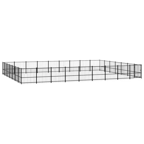 Vanjski kavez za pse čelični 59,28 m² - 873 x 679 x 100 cm 1 Cijena
