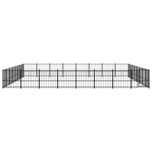 Vanjski kavez za pse čelični 60,22 m² - 776 x 776 x 100 cm 1 Cijena