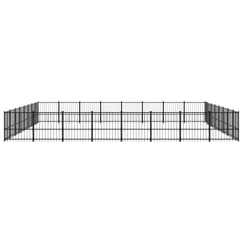Vanjski kavez za pse čelični 60,22 m² - 776 x 776 x 100 cm 1 Cijena