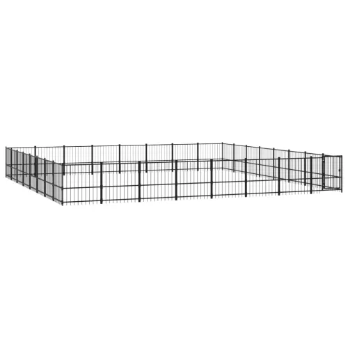 Vanjski kavez za pse čelični 60,22 m² - 776 x 776 x 100 cm 1 Cijena