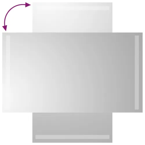 LED kupaonsko ogledalo 40x70 cm - 40 x 70 cm Cijena