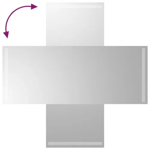 LED kupaonsko ogledalo 40x100 cm - 40 x 100 cm 1 Cijena