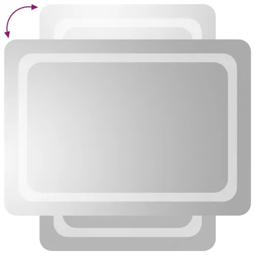 LED kupaonsko ogledalo 50x70 cm - 50 x 70 cm Cijena
